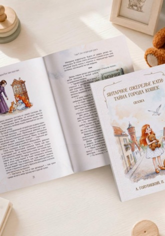 Обложка книги «Янтарное ожерелье Кати: тайна города кошек»