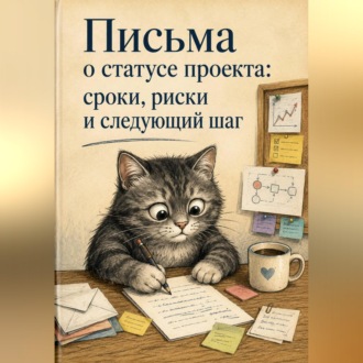 Обложка книги «Письма о статусе проекта: сроки, риски и следующий шаг»