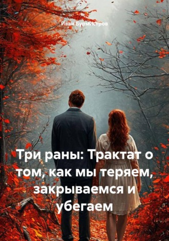 Обложка книги «Три раны: Трактат о том, как мы теряем, закрываемся и убегаем»