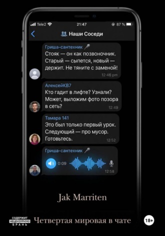 Обложка книги «Четвертая мировая в чате»