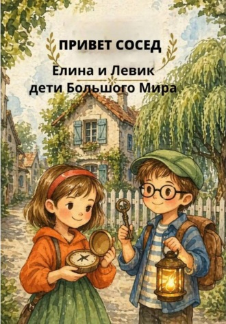Обложка книги ««Привет, сосед!» Елина и Левик — дети Большого Мира»