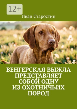 Обложка книги «Венгерская выжла представляет собой одну из охотничьих пород»
