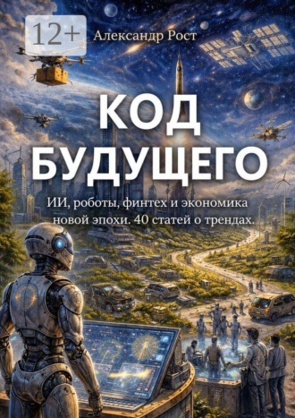 Обложка книги «Код будущего. ИИ, роботы, финтех и экономика новой эпохи. 40 статей о трендах»