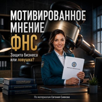 Обложка книги «Мотивированное мнение ФНС: защита бизнеса или налоговый спор без права на быстрый суд?»
