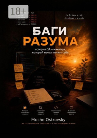 Обложка книги «Баги разума. Как QA-инженер чинил себя»
