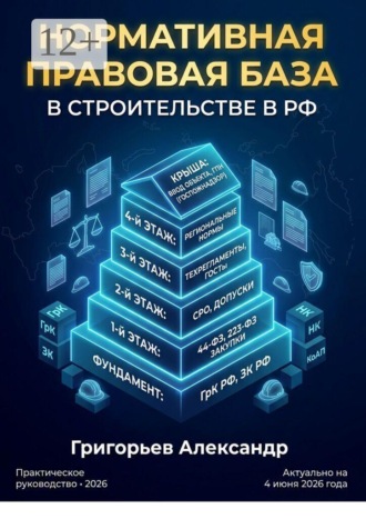 Обложка книги «Нормативная правовая база в строительстве в РФ»