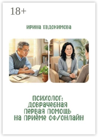Обложка книги «Психолог: доврачебная первая помощь на приёме оф/онлайн»