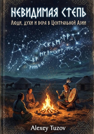 Обложка книги «Невидимая степь. Люди, духи и вера в Центральной Азии»