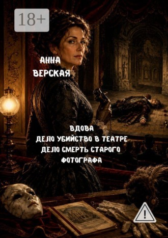 Обложка книги «Вдова. Дело «Убийство в театре». Дело «Смерть старого фотографа».»