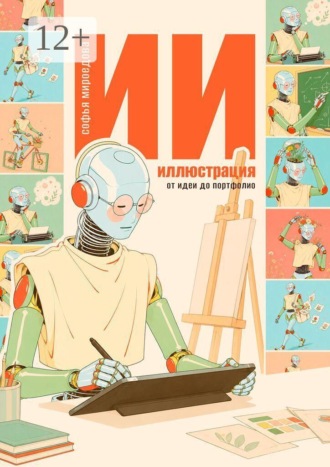 Обложка книги «ИИ-иллюстрация: от идеи до портфолио»
