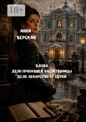 Обложка книги «Вдова. Дело пропавшей воспитанницы. Дело «Лекарство от скуки»»