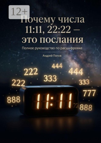 Обложка книги «Почему числа 11:11, 22:22 — это послания»