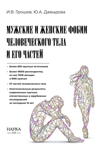 Обложка книги «Мужские и женские фобии человеческого тела и его частей»