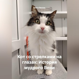 Обложка книги «Кот со стрелками на глазах: История мудрого Вени»