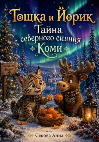 Обложка книги «Тошка и Йорик. Тайна северного сияния Коми 1»
