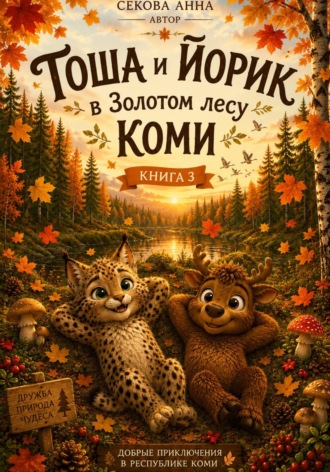 Обложка книги «Тошка и Йорик 3. Тайна золотого леса Коми»