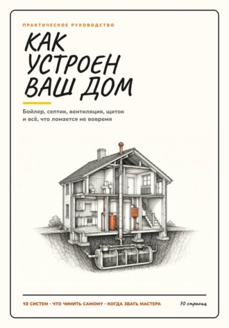 Обложка книги «Как устроен ваш дом: бойлер, септик, вентиляция, щиток и всё, что ломается не вовремя.»
