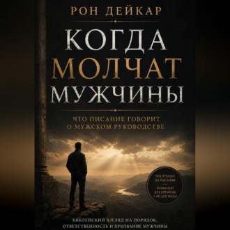 Обложка книги «Когда молчат мужчины. Что Писание говорит о мужском руководстве»