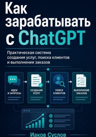 Обложка книги «КАК ЗАРАБАТЫВАТЬ С CHATGPT»