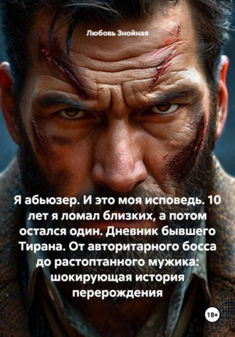 Обложка книги «Я абьюзер. И это моя исповедь. 10 лет я ломал близких, а потом остался один. Дневник бывшего Тирана. От авторитарного босса до растоптанного мужика: шокирующая история перерождения»
