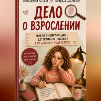 Обложка книги ««Дело о взрослении» - детективное пособие - новая энциклопедия для девочек»