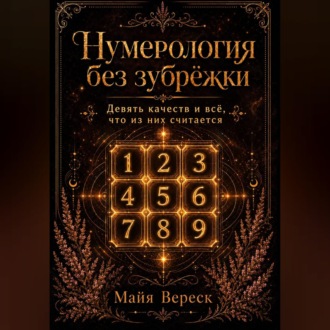 Обложка книги «Нумерология без зубрёжки. Девять качеств и всё, что из них считается.»