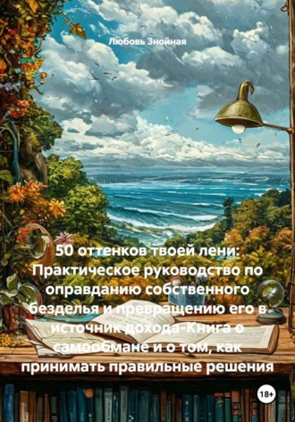 Обложка книги «50 оттенков твоей лени: Практическое руководство по оправданию собственного безделья и превращению его в источник дохода-Книга о самообмане и о том, как принимать правильные решения»