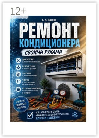Обложка книги «Ремонт кондиционера своими руками. Практическое руководство по диагностике, обслуживанию и ремонту»