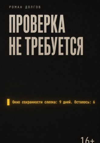 Обложка книги «Проверка не требуется»
