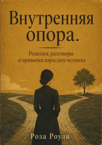 Обложка книги «Внутренняя опора. Решения, разговоры и привычки взрослого человека»