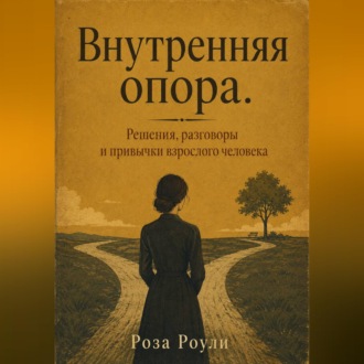Обложка книги «Внутренняя опора. Решения, разговоры и привычки взрослого человека»
