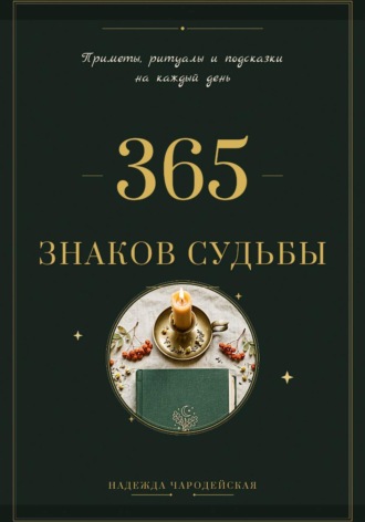 Обложка книги «365 знаков судьбы. Приметы, ритуалы и подсказки на каждый день»