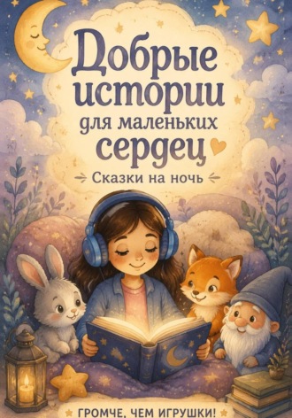 Обложка книги «Добрые истории для маленьких сердец. Сказки на ночь»