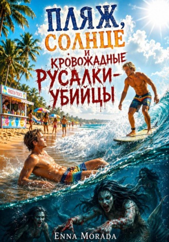 Обложка книги «Пляж, солнце и кровожадные русалки-убийцы»