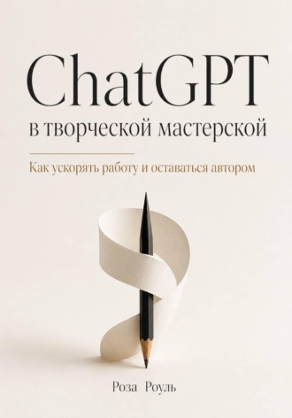 Обложка книги «ChatGPT в творческой мастерской. Как ускорять работу и оставаться автором»