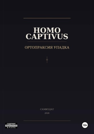 Обложка книги «Homo Captivus. Ортопраксия упадка»