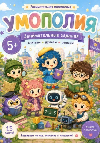 Обложка книги «Умополия. Занимательная математика для дошкольников и первоклассников»