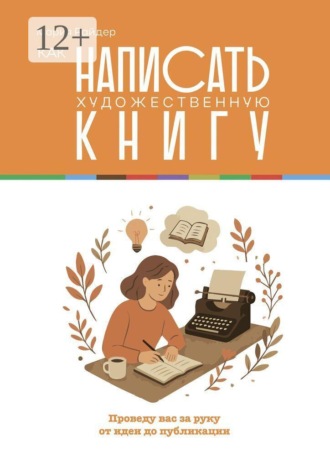 Обложка книги «Как написать художественную книгу. Проведу вас за руку от идеи до публикации»