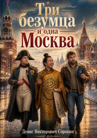 Обложка книги «Три безумца и одна Москва»