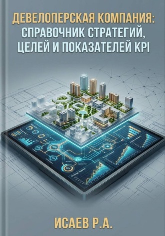 Обложка книги «Девелоперская компания: справочник стратегий, целей и показателей KPI»