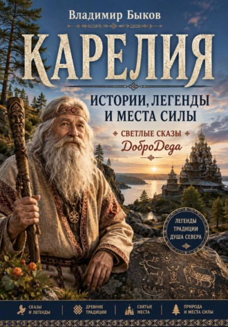 Обложка книги «КАРЕЛИЯ. Истории, легенды и места силы. Светлые сказы ДоброДеда»
