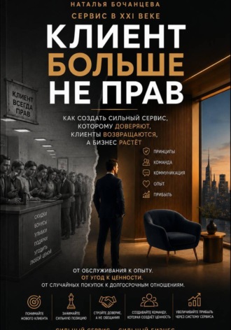Обложка книги «Сервис в 21 веке - Клиент больше не прав»