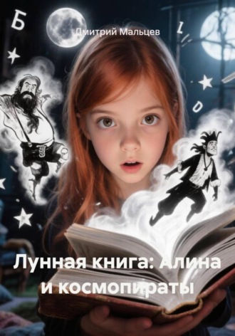 Обложка книги «Лунная книга: Алина и космопираты»