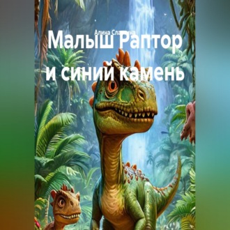 Обложка книги «Малыш Раптор и синий камень»