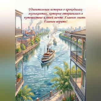 Обложка книги «Удивительная история о крокодилах-музыкантах , которые отправились к своей мечте на плоту. Главное верить ! Главное знать !»