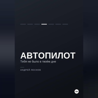Обложка книги «Автопилот. Тебя не было в твоём дне»