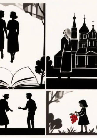Обложка книги «Четыре голоса тишины. Рассказы»