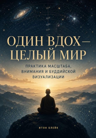 Обложка книги «Один вдох — целый мир. Практика масштаба, внимания и буддийской визуализации»