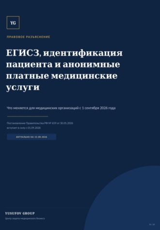 Обложка книги «ЕГИСЗ, идентификация папиента и анонимные платные медицинские УСЛУГИ»