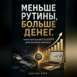 Обложка книги «Меньше рутины, больше денег. Практический ChatGPT для малого бизнеса»